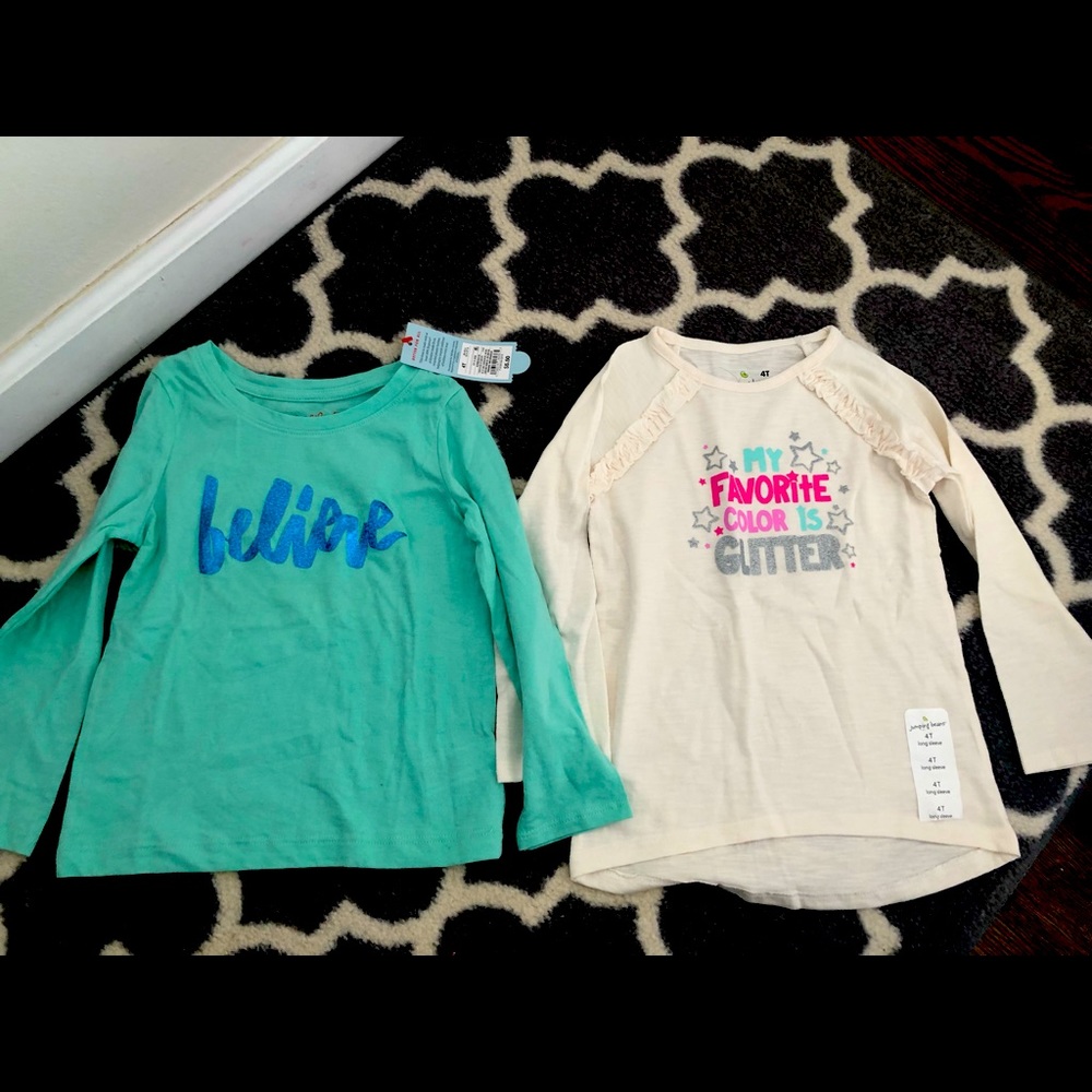 4t long sleeve shirts lot of 2